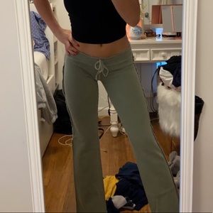 Joie lowrise olive green sweats!